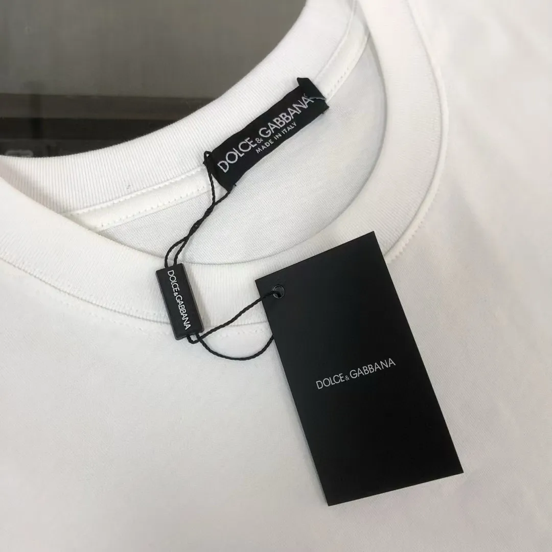 ，Dolce&gabbana Same Style T ！ DG Logo ！ ！ Breathable ， 。Premium ， ！ Same Style！ ：Black White Size：S-xx L